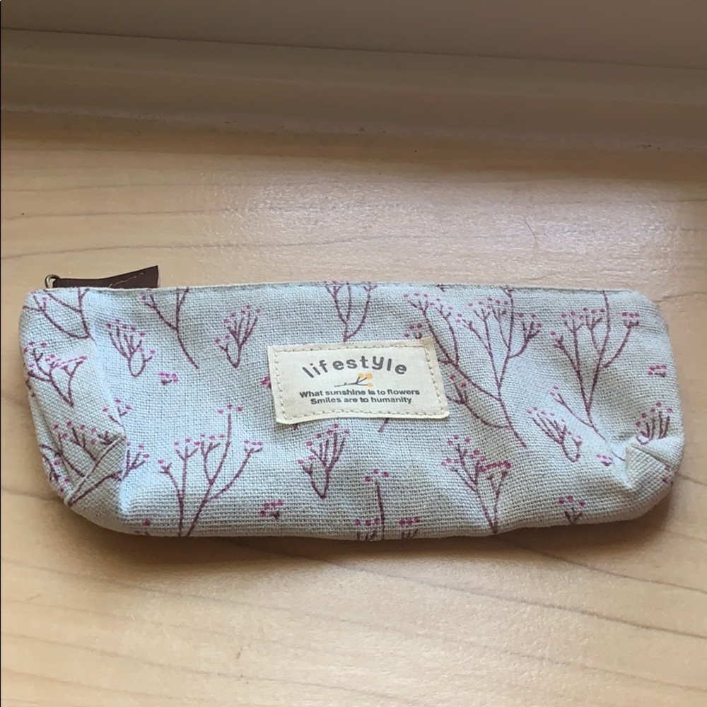 A cute soft pencil case
